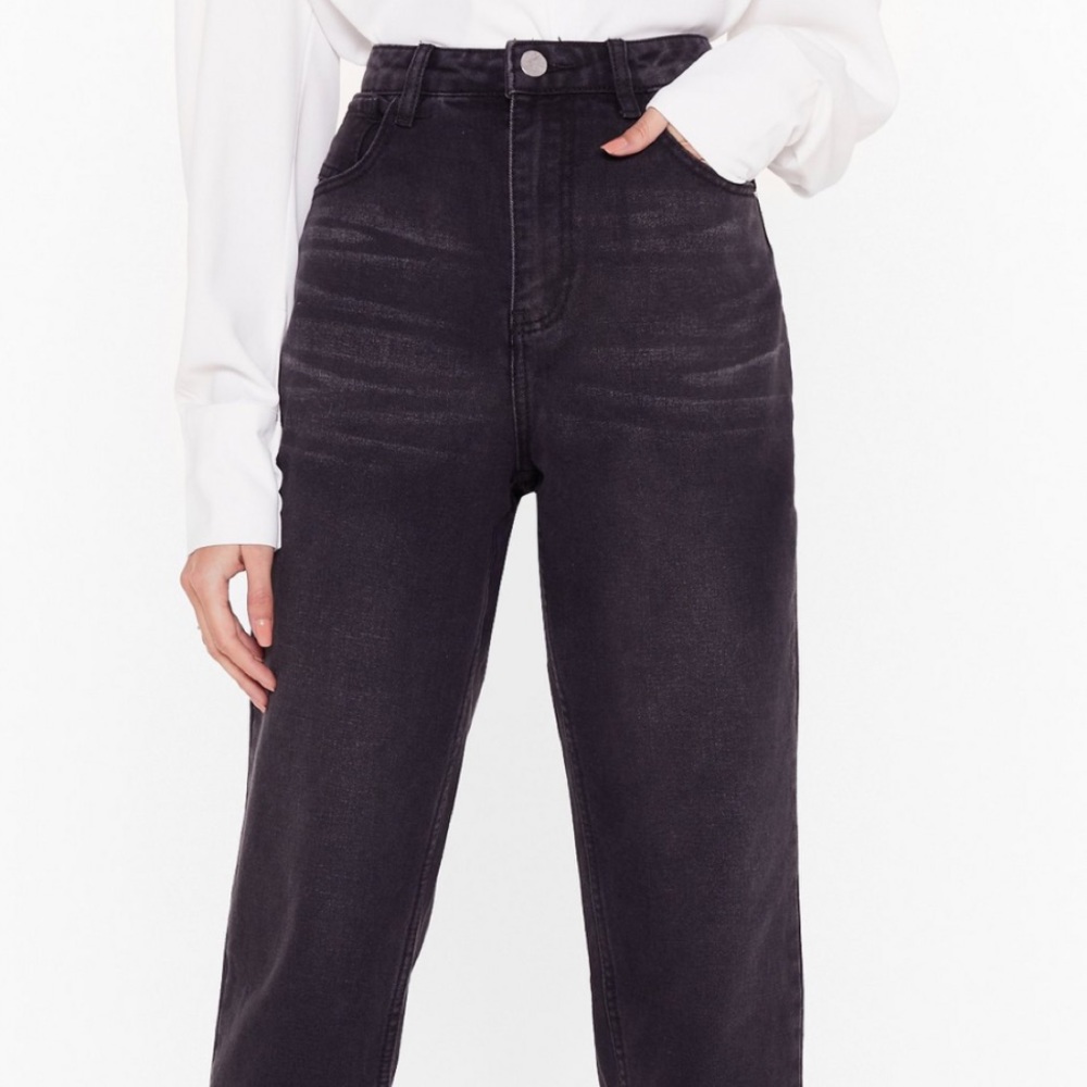 Nasty gal Boyfriend High waisted crops